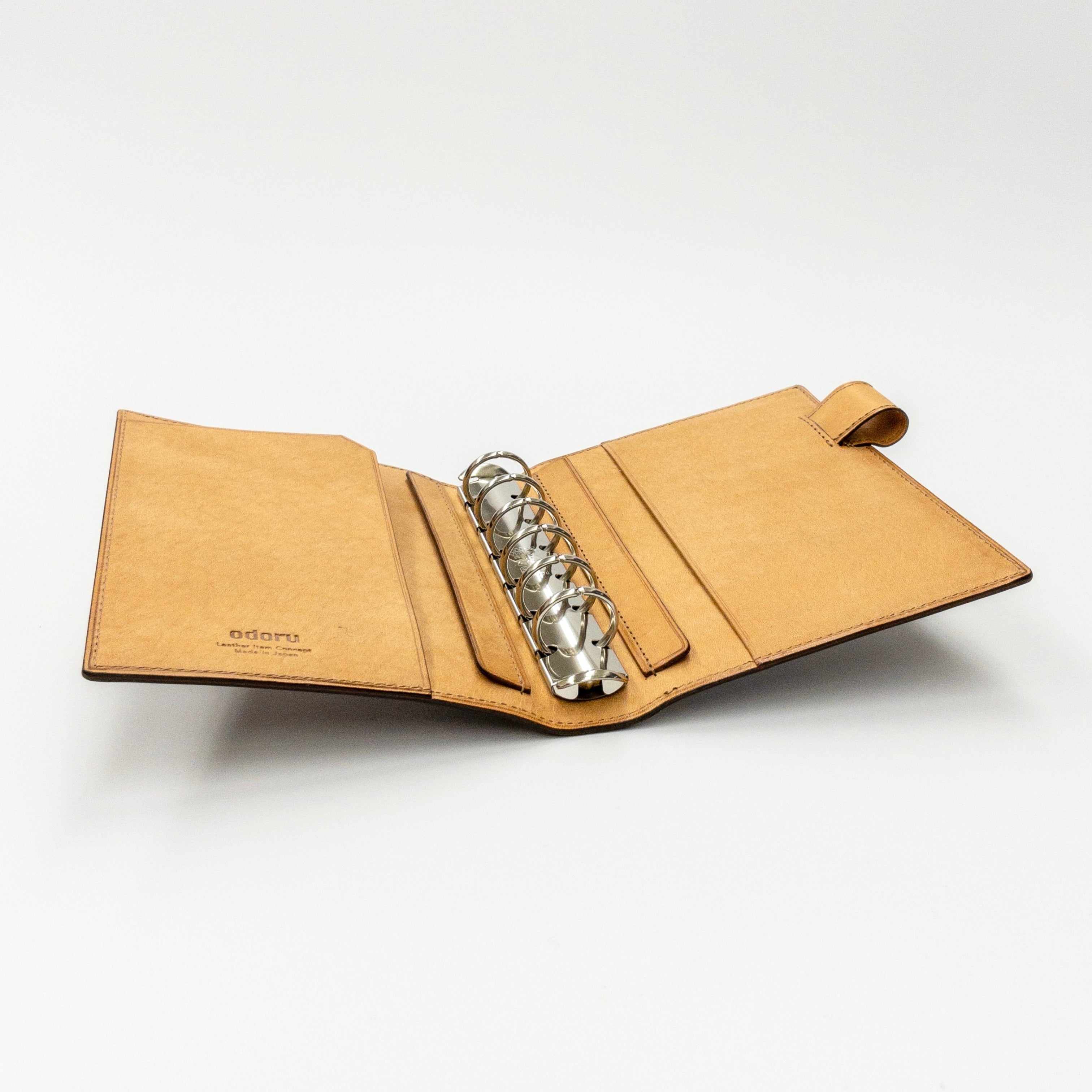 LOAPAD コードバン<br>ミニ6 20mm ノート<br>可動式ペンホルダー<br>シルバーリング