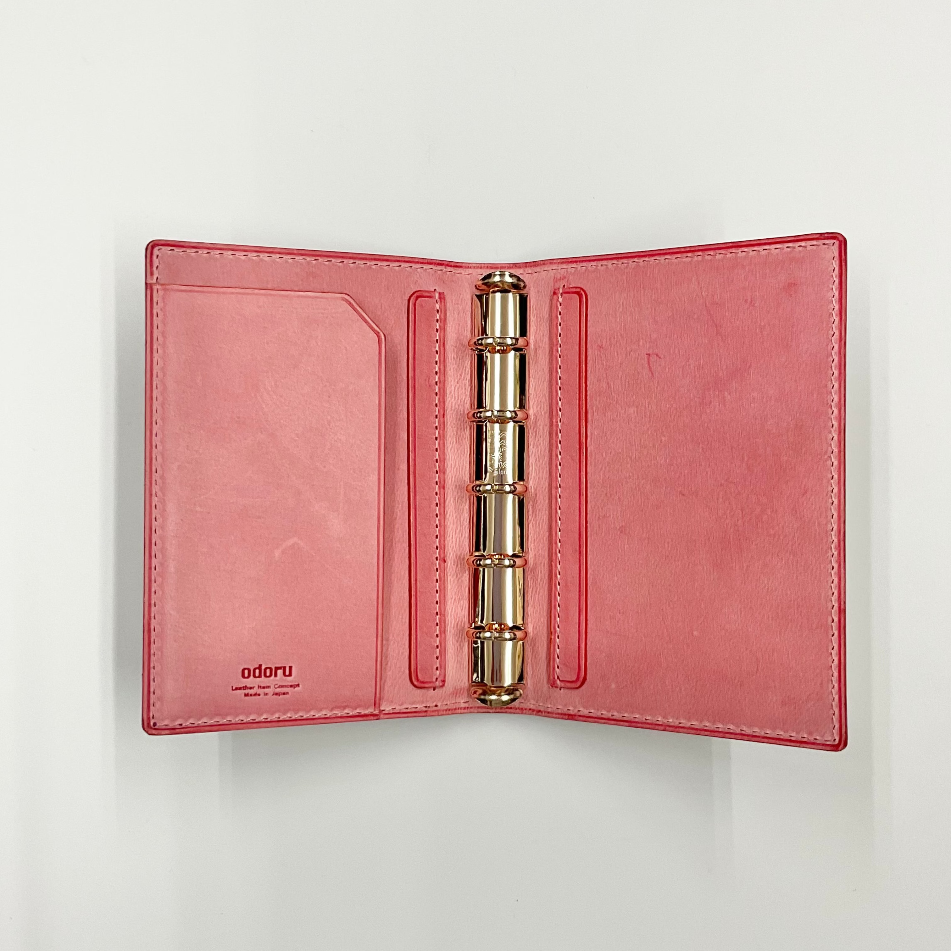 LOAPAD コードバン(ASAGIRI)<br>×シビラ リスシオ ピンク<br>ミニ5 13mm ノート<br>ローズゴールドリング