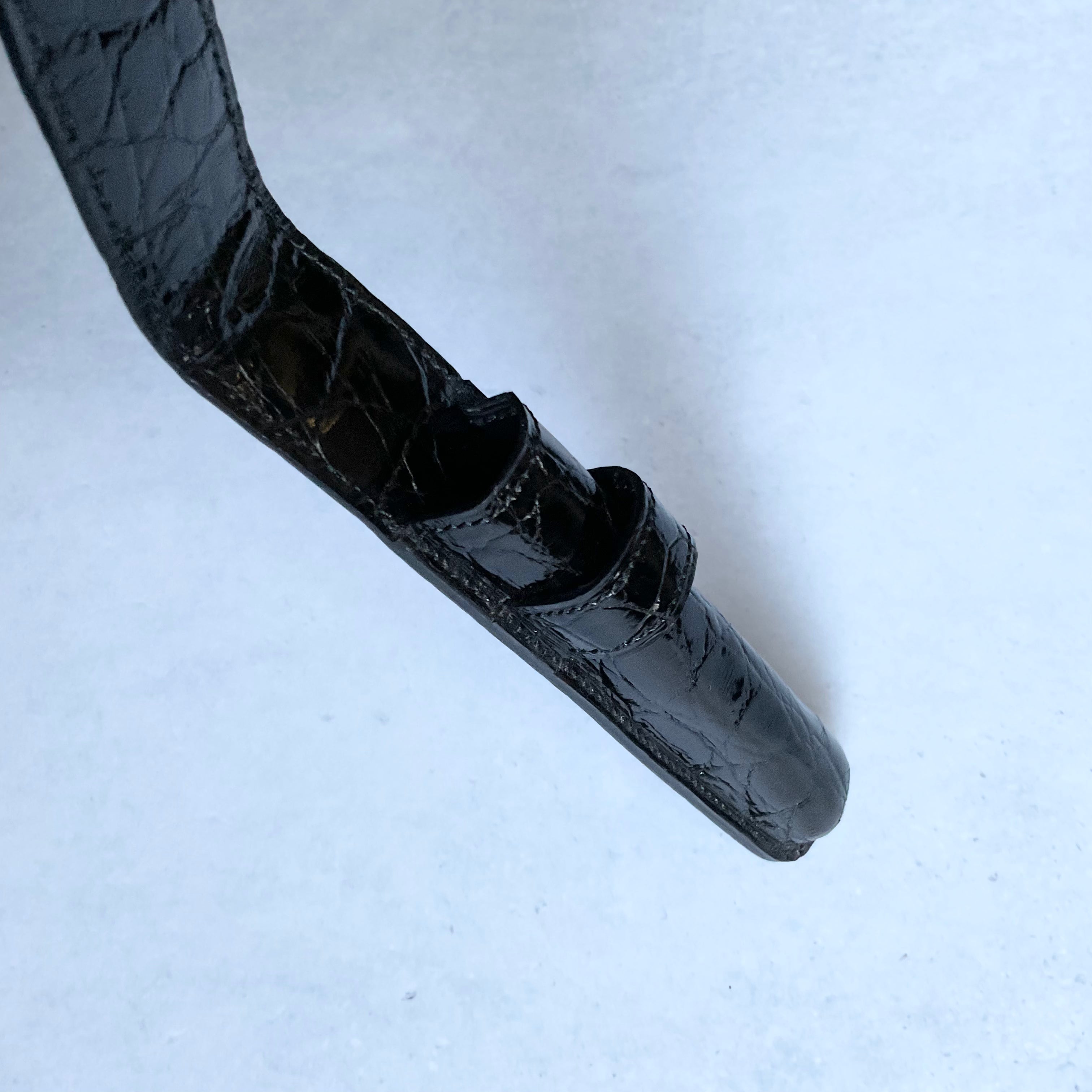 一点モノ コレクション<br>リアル スモールクロコ オール<br>ペンシース 1本差し 肉盛り