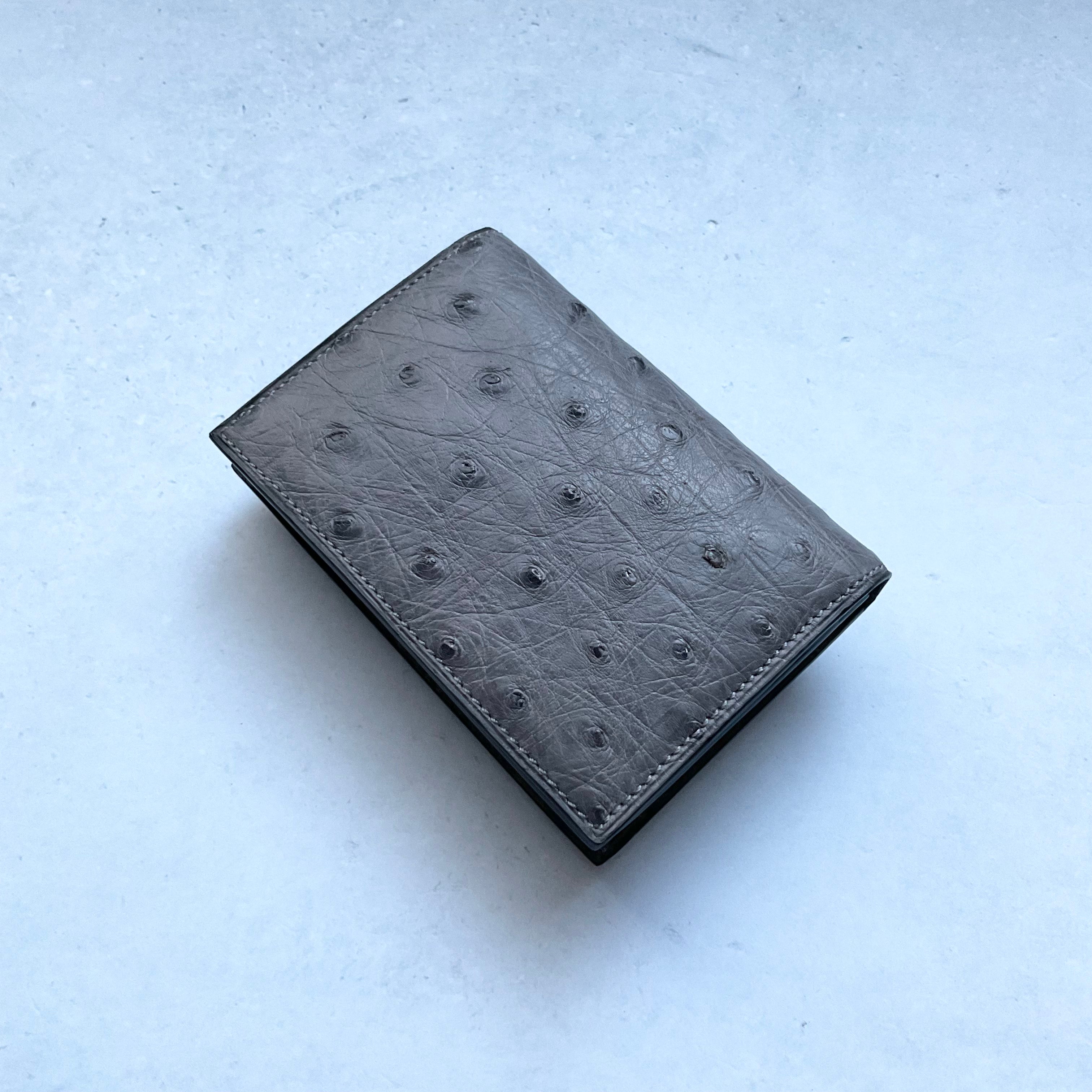 一点モノ コレクション<br>オーストリッチ オール<br>名刺入れ 通しマチ