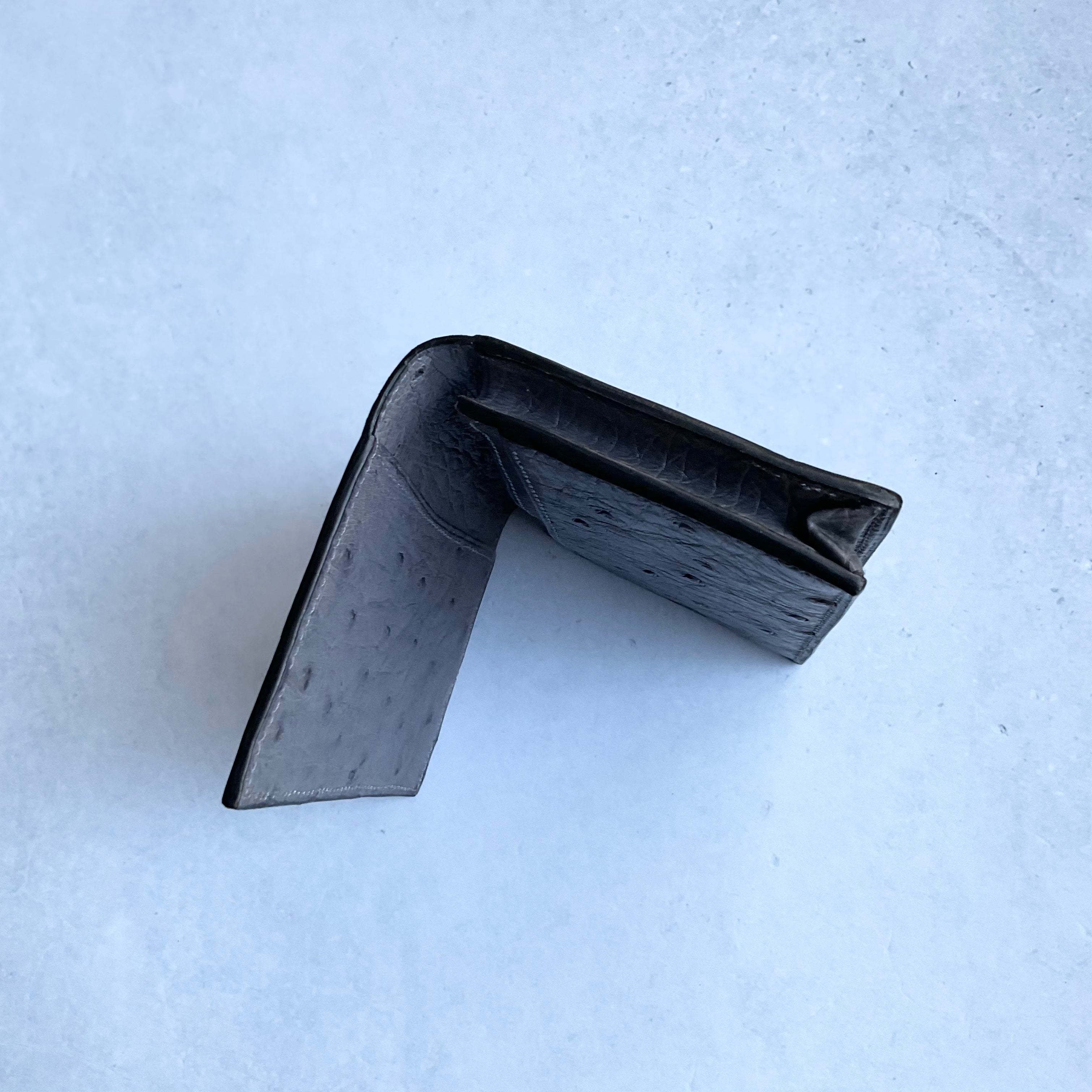 一点モノ コレクション<br>オーストリッチ オール<br>名刺入れ 通しマチ