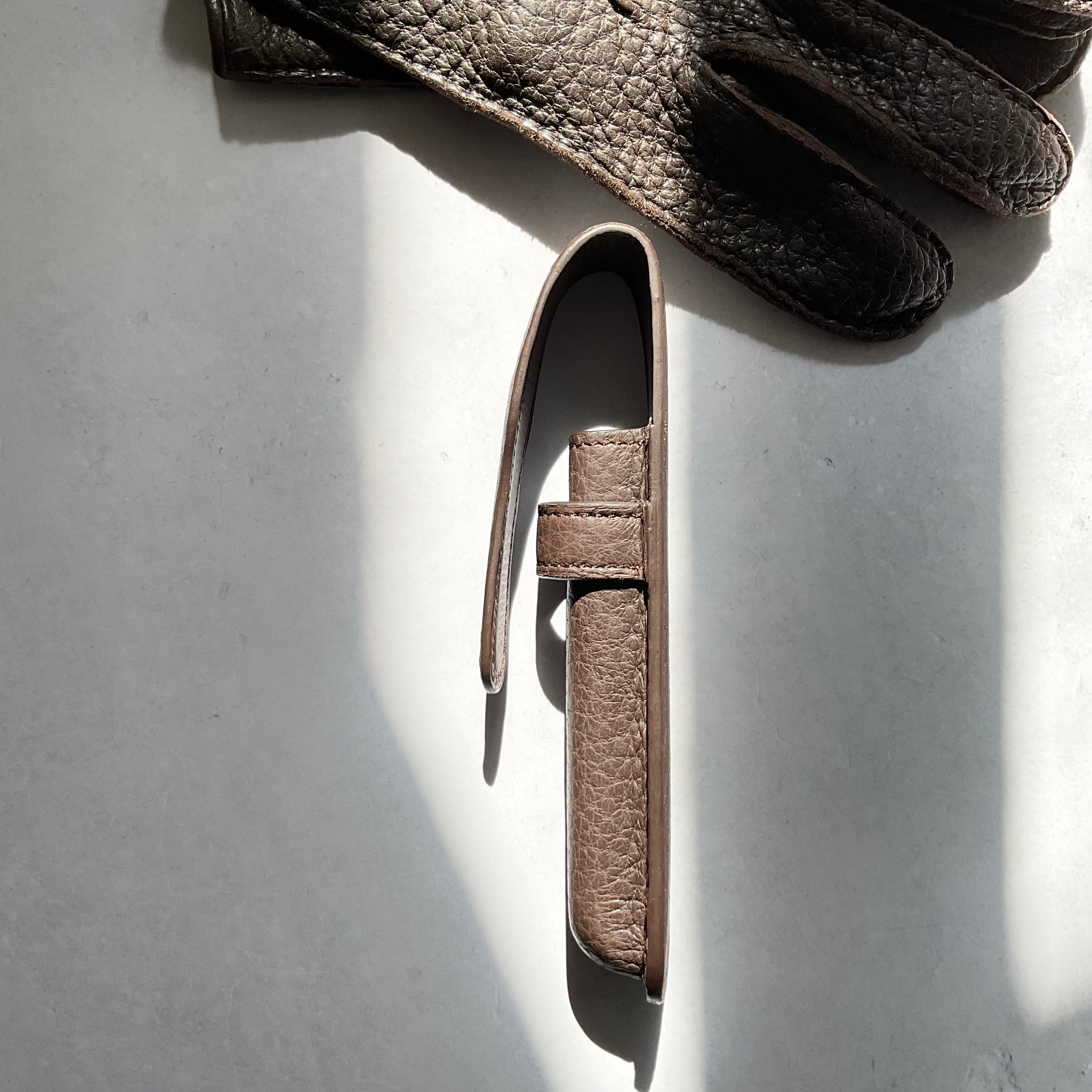 一点モノ コレクション<br>ペッカリー<br>ペンシース 1本差し 肉盛り