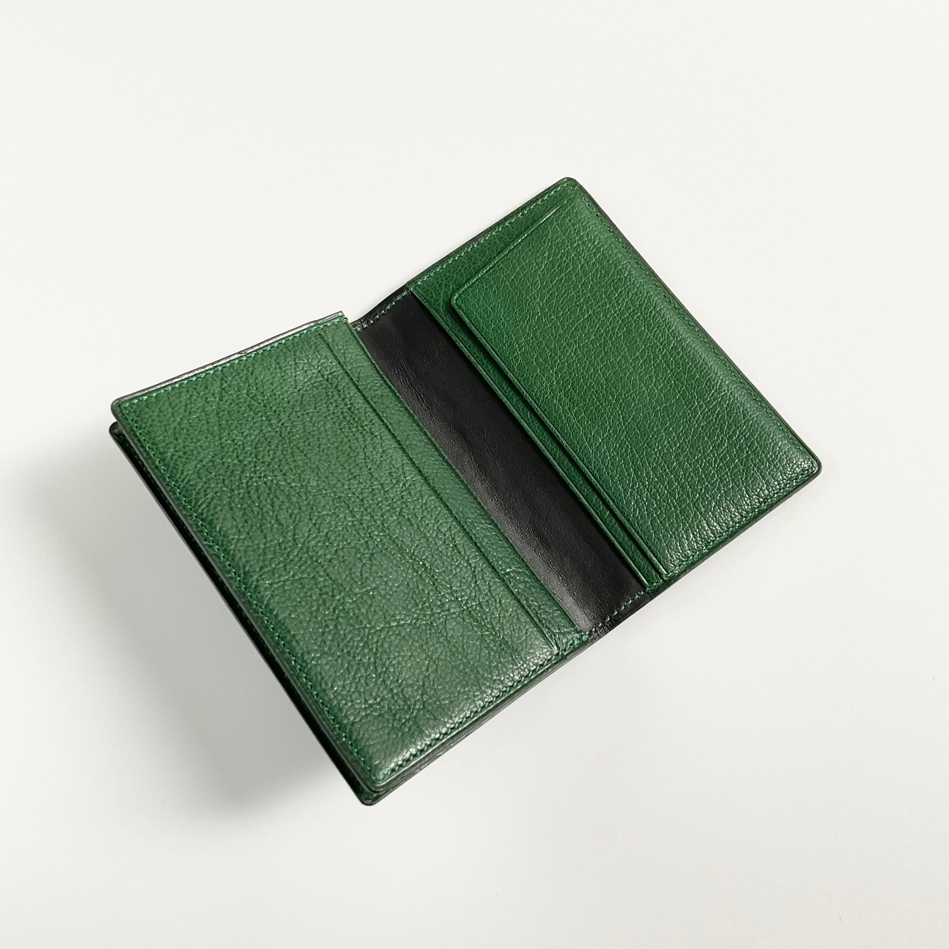 一点モノ コレクション<br>プレミアム ゴート<br>名刺入れ 通しマチ