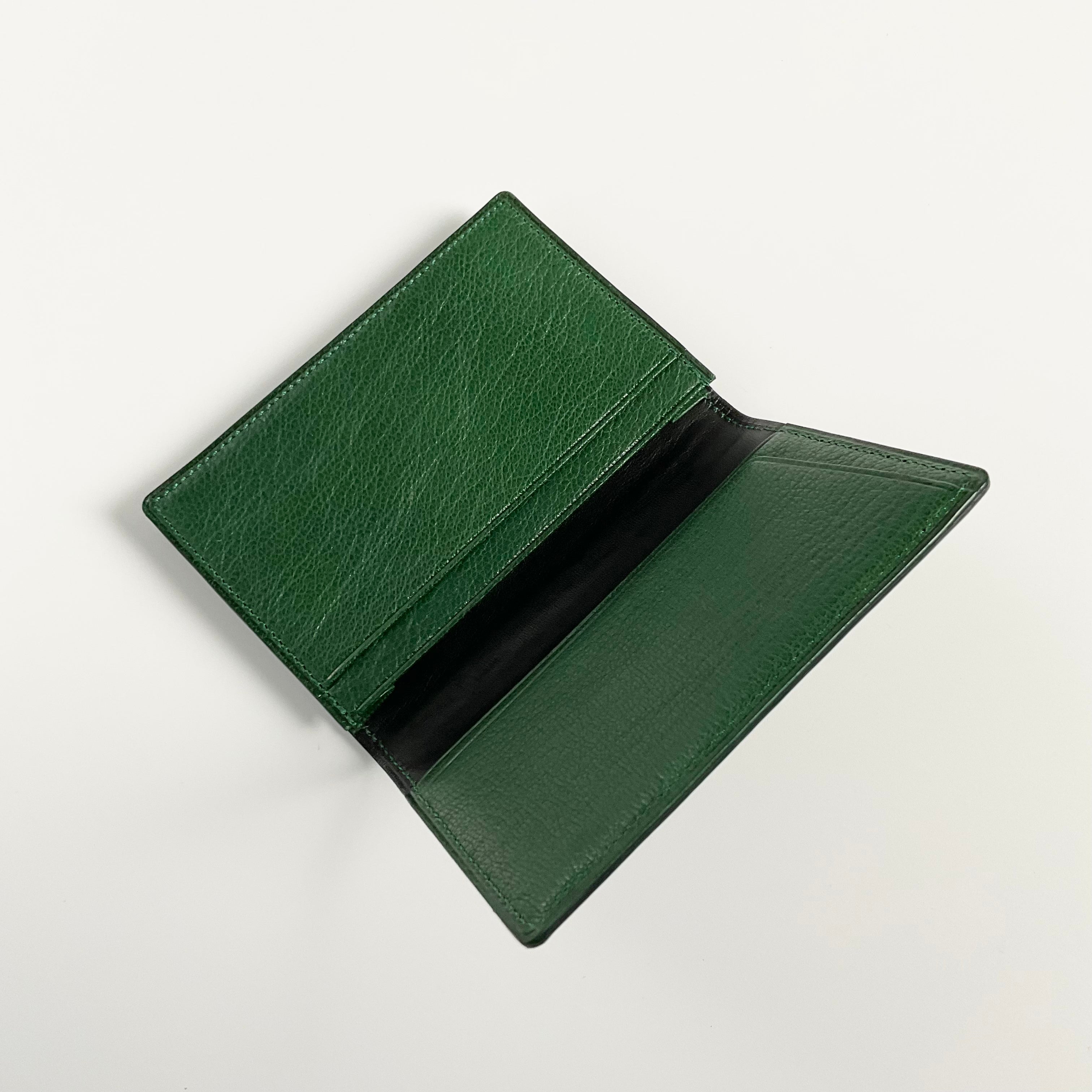 一点モノ コレクション<br>プレミアム ゴート<br>名刺入れ 通しマチ