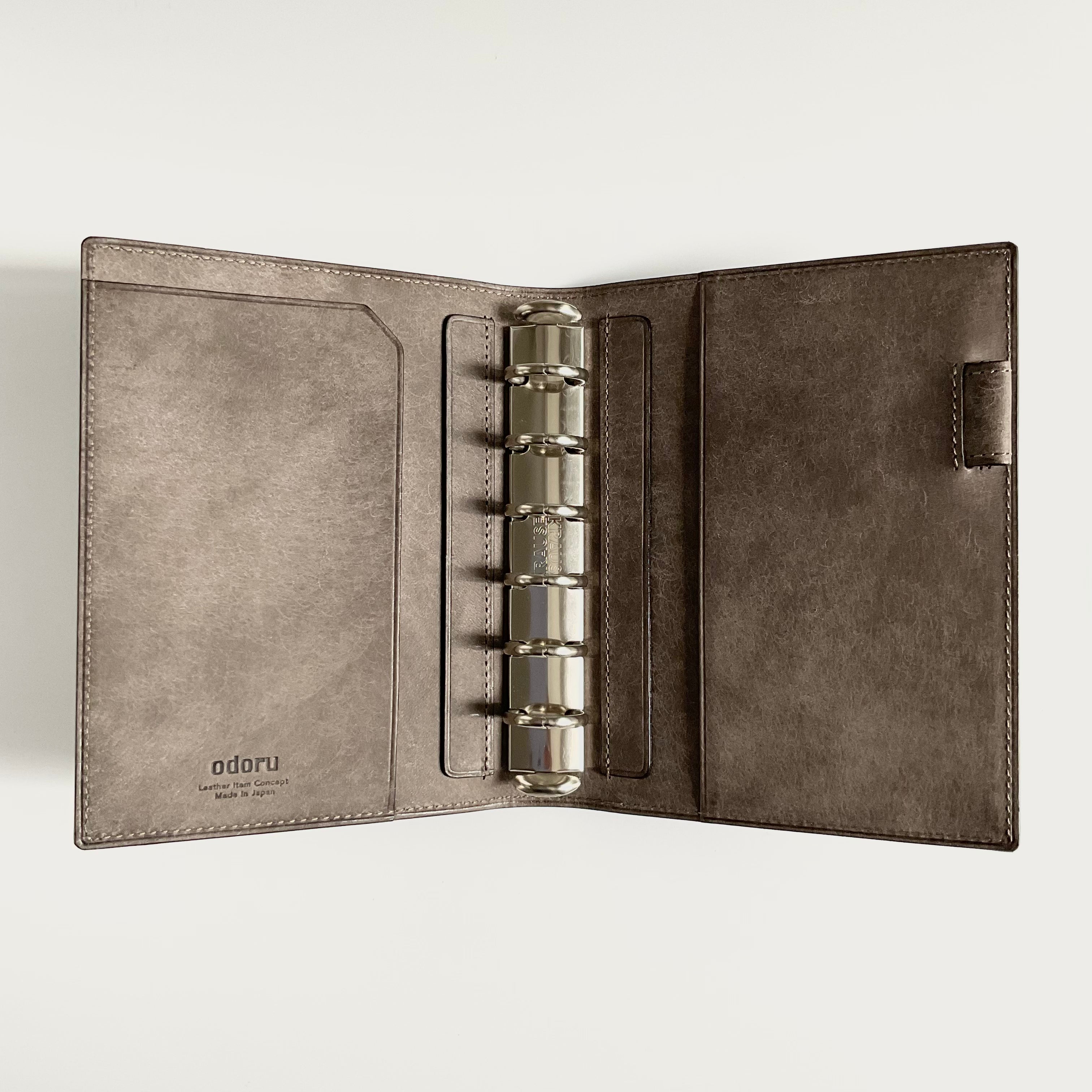 LOAPAD コードバン<br>ミニ6 20mm ノート<br>可動式ペンホルダー<br>シルバーリング