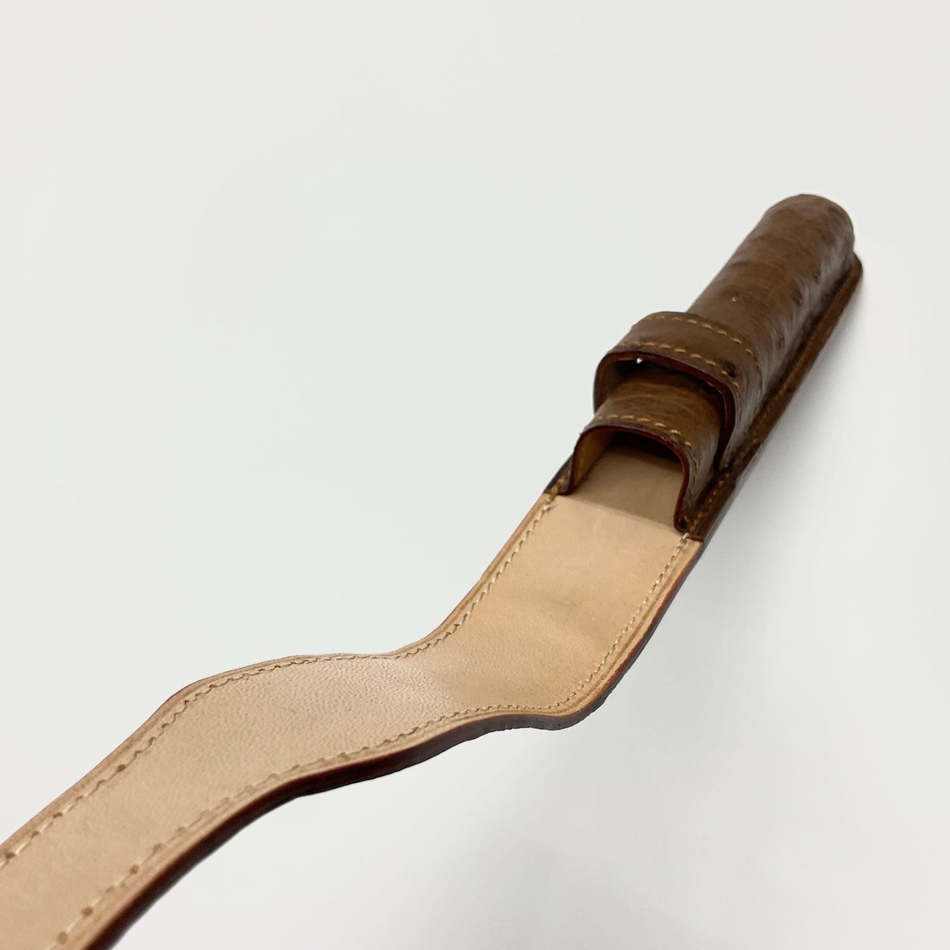 一点モノ コレクション<br>オーストリッチ<br>ペンシース 1本差し 肉盛り