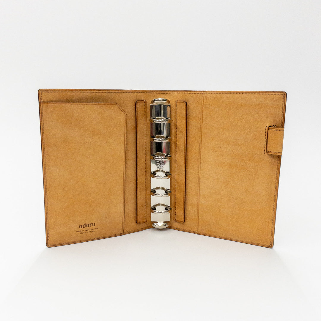 LOAPAD コードバン<br>ミニ６ 20mm ノート<br>可動式ペンホルダー<br>シルバーリング