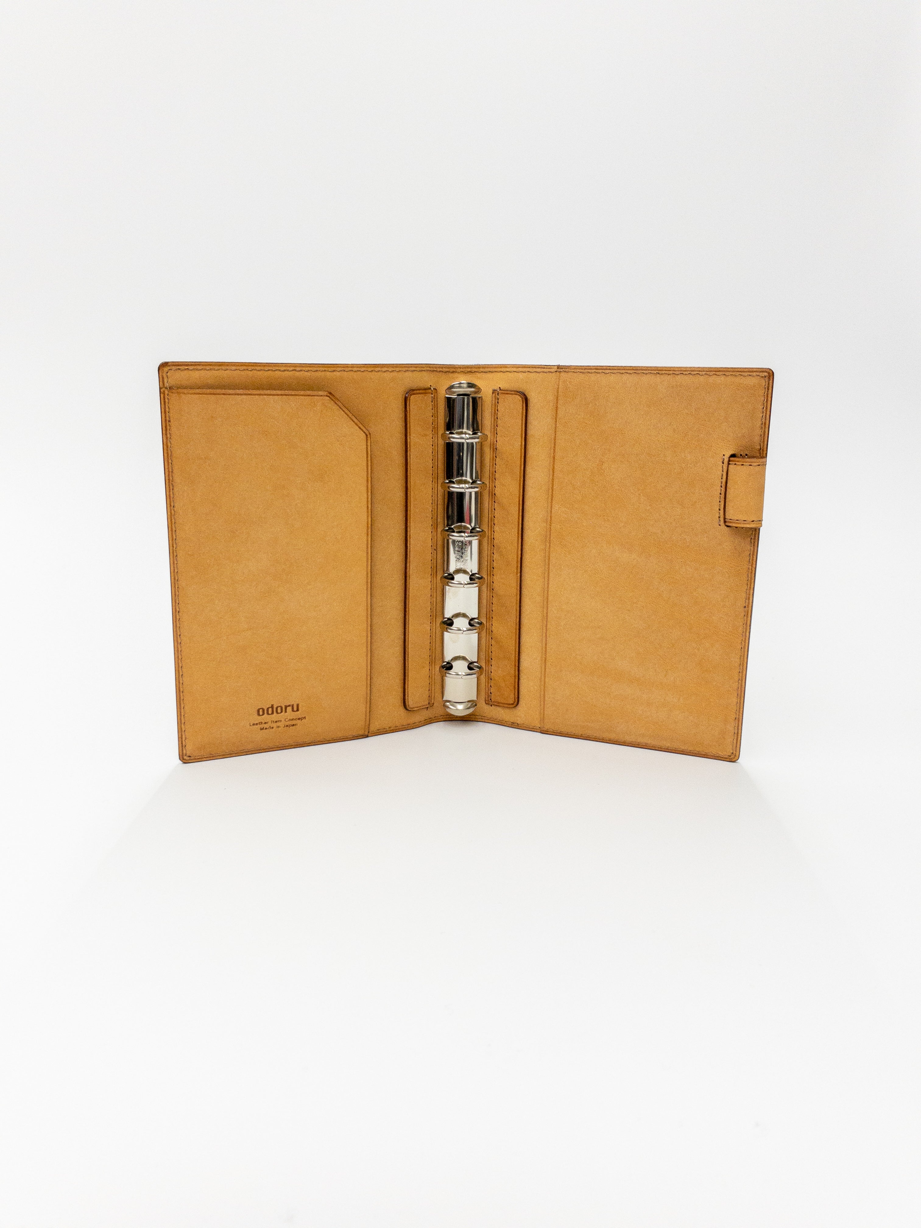 LOAPAD コードバン<br>ミニ６ 16mm ノート<br>可動式ペンホルダー<br>シルバーリング