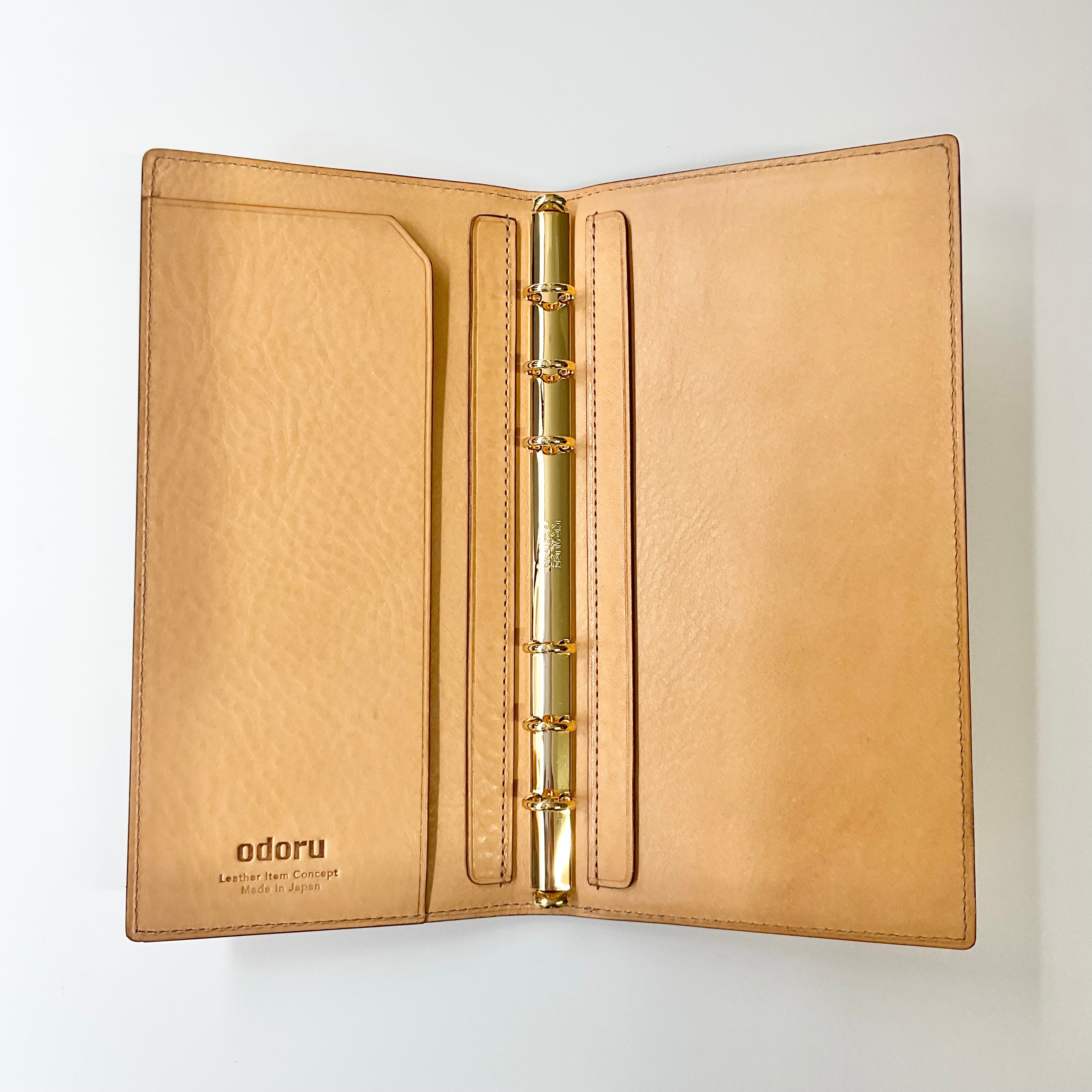 オールリネア ヴァスカ ボックス<br>ナロー 11mm ノート<br>ゴールドーリング