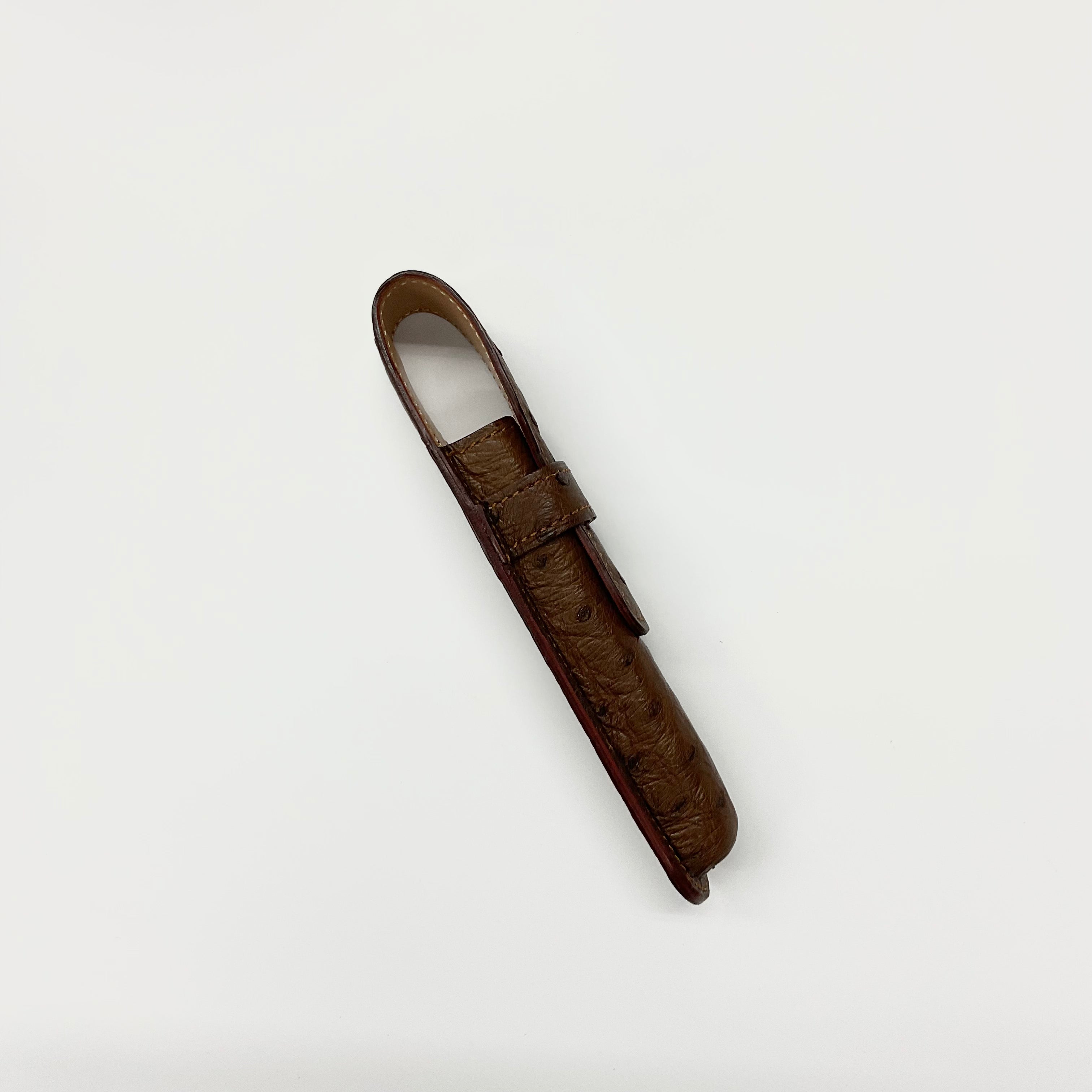 一点モノ コレクション<br>オーストリッチ<br>ペンシース 1本差し 肉盛り